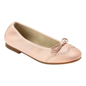 1540 - Nude Soft Leather Flats for Girl by London Kids