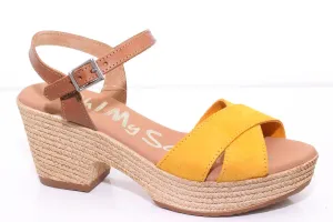 5040 Espadrille Wedge Yellow