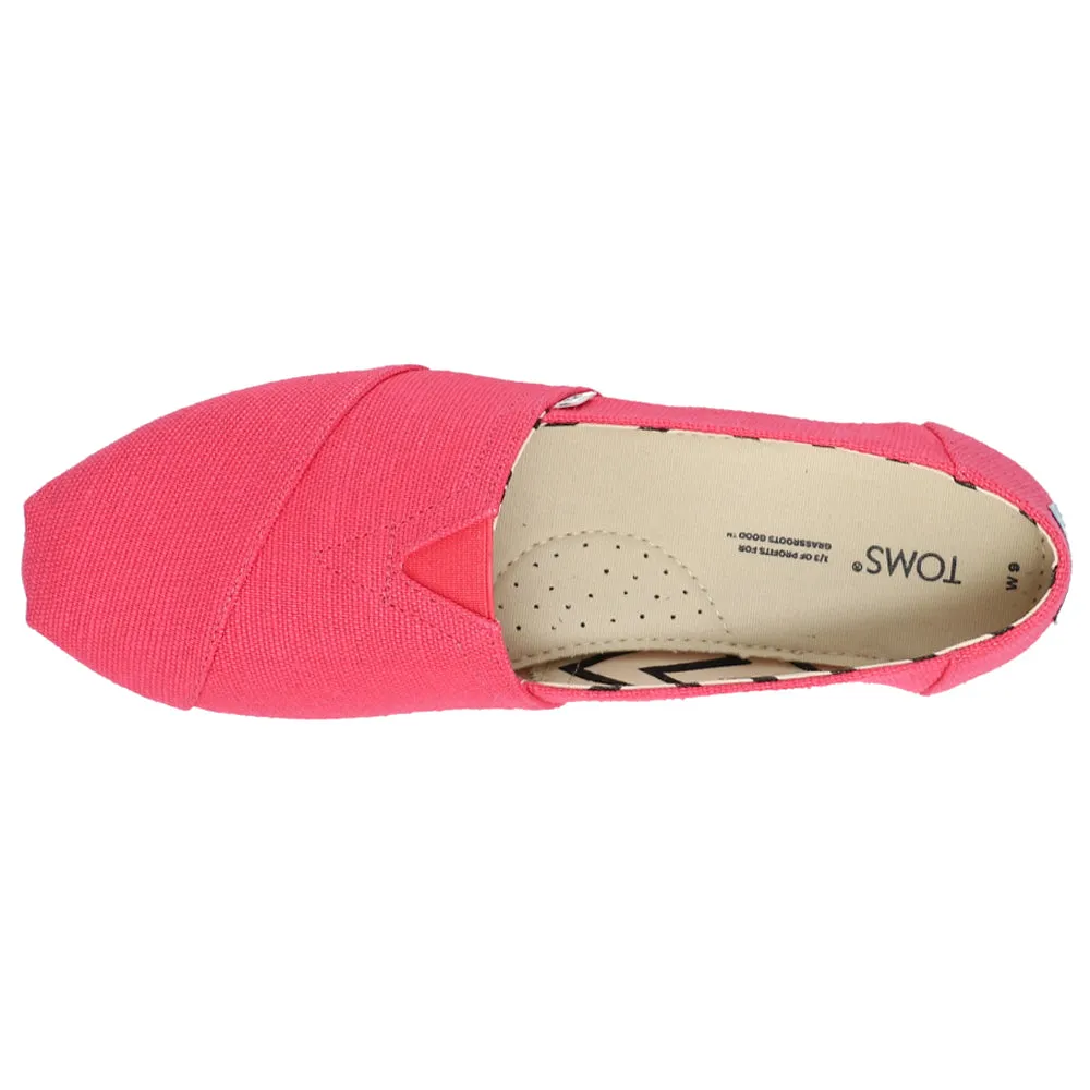 Alpargata Canvas Slip On Flats