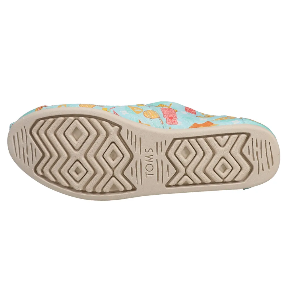 Alpargata Tropical Graphic Slip On Flats