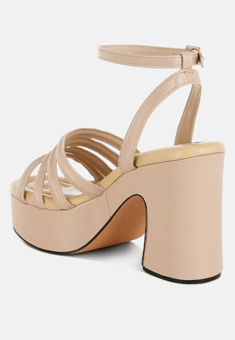 Athla Strappy High Platform Sandals