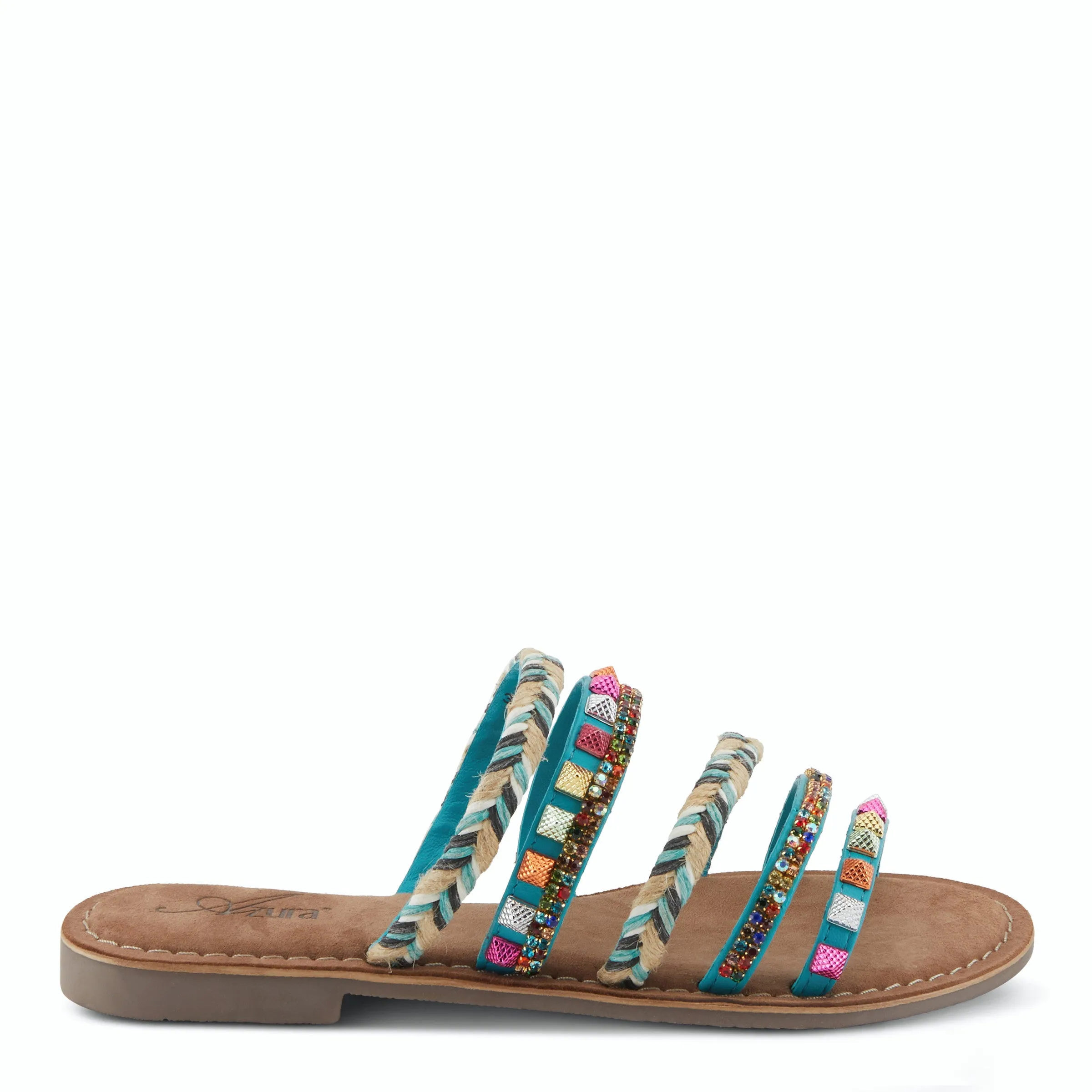 Azura Intoxicate Multi Straps Leather Sandal