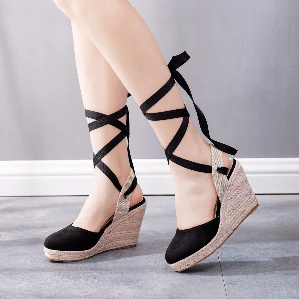 Bohemian Wedges Strap High-heeled Sandals