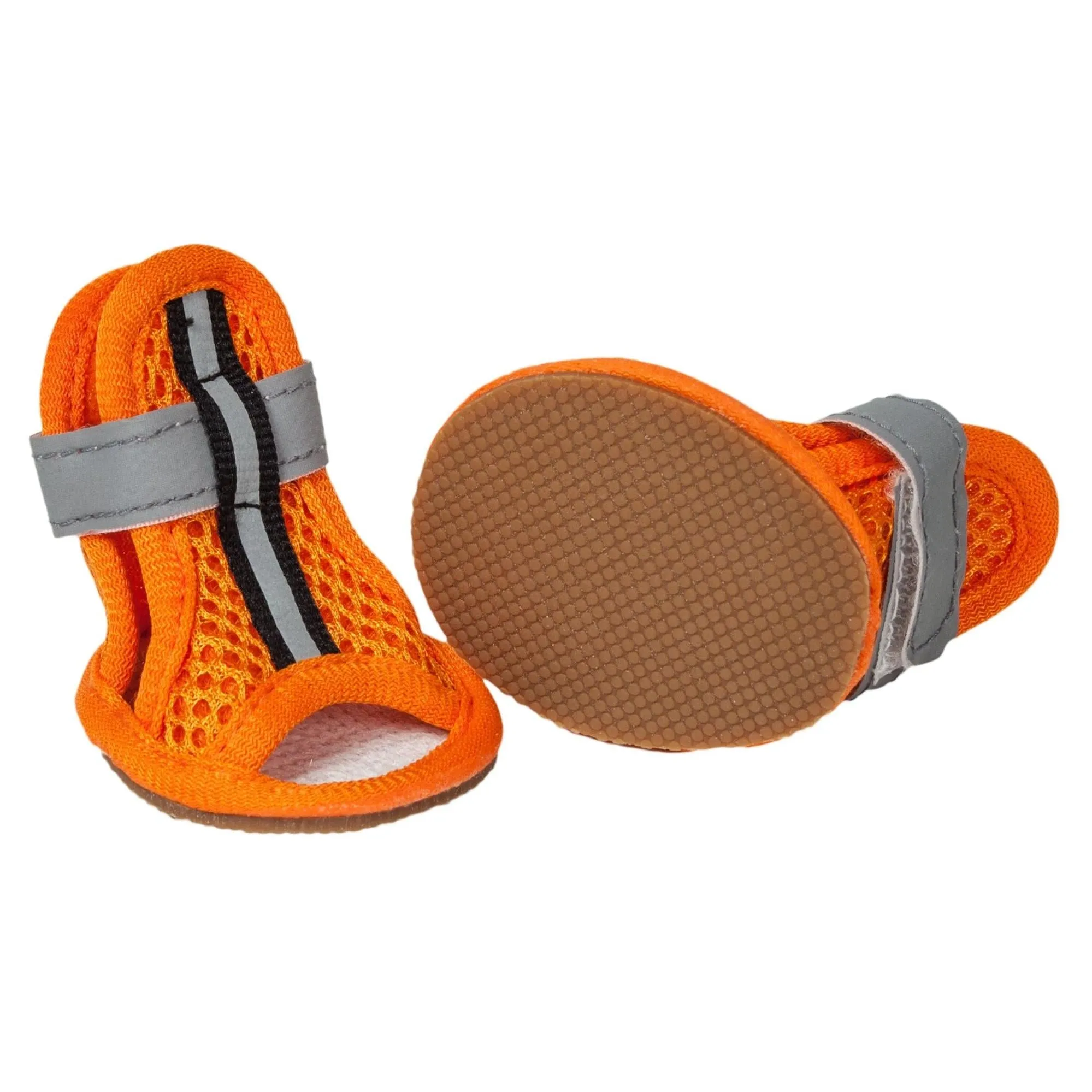 Breathable Mesh Dog Sandals with Rubber Soles Footwear