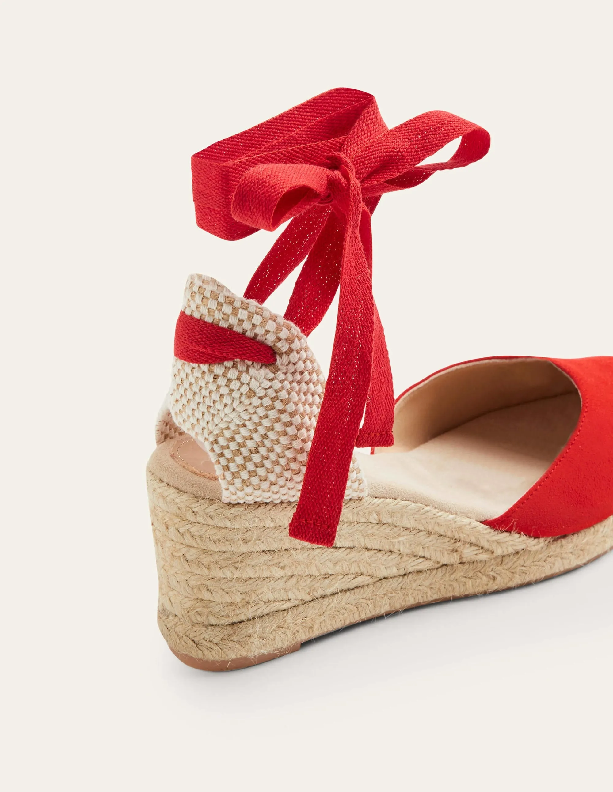 Cassie Espadrille Wedge-Firecracker