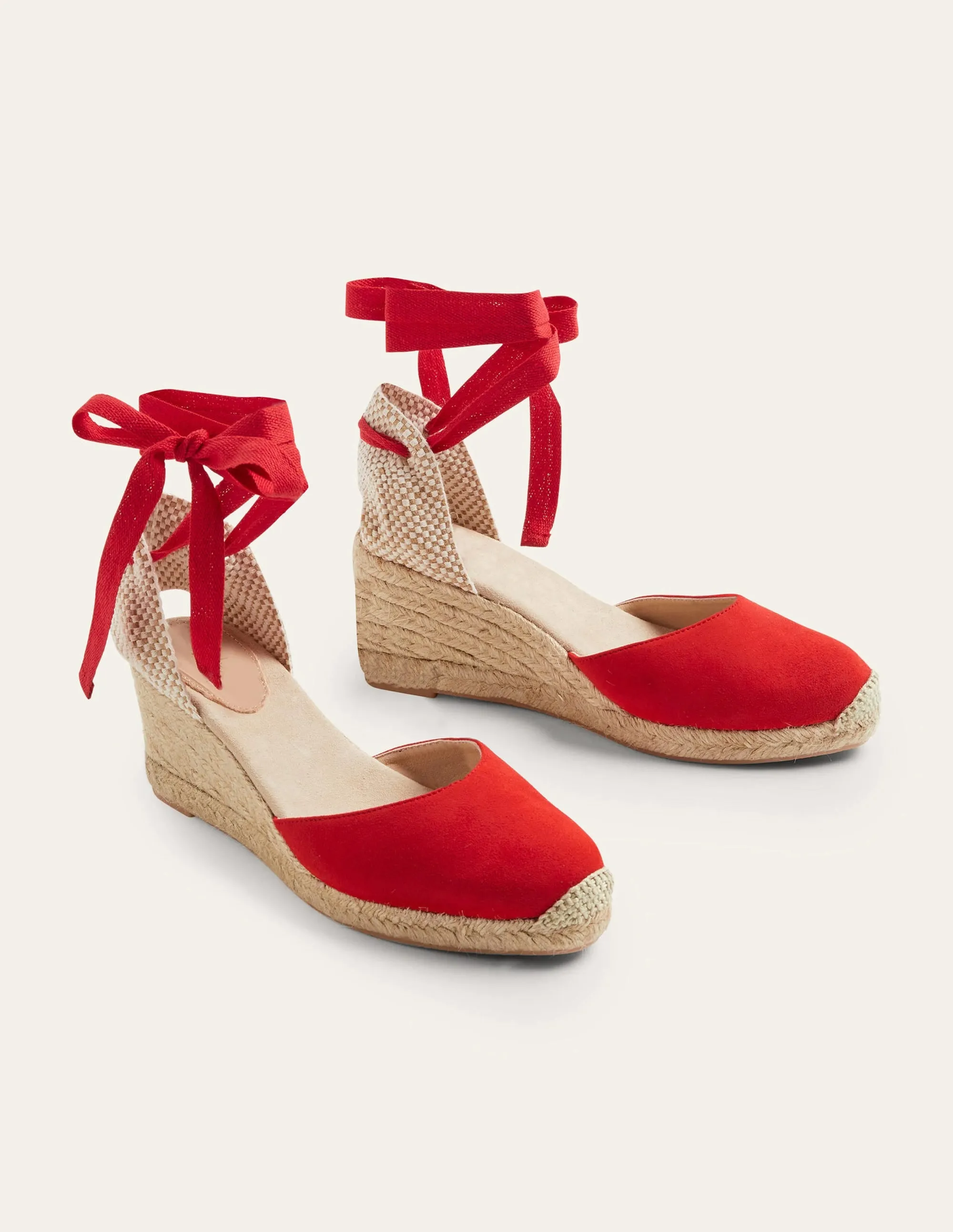 Cassie Espadrille Wedge-Firecracker