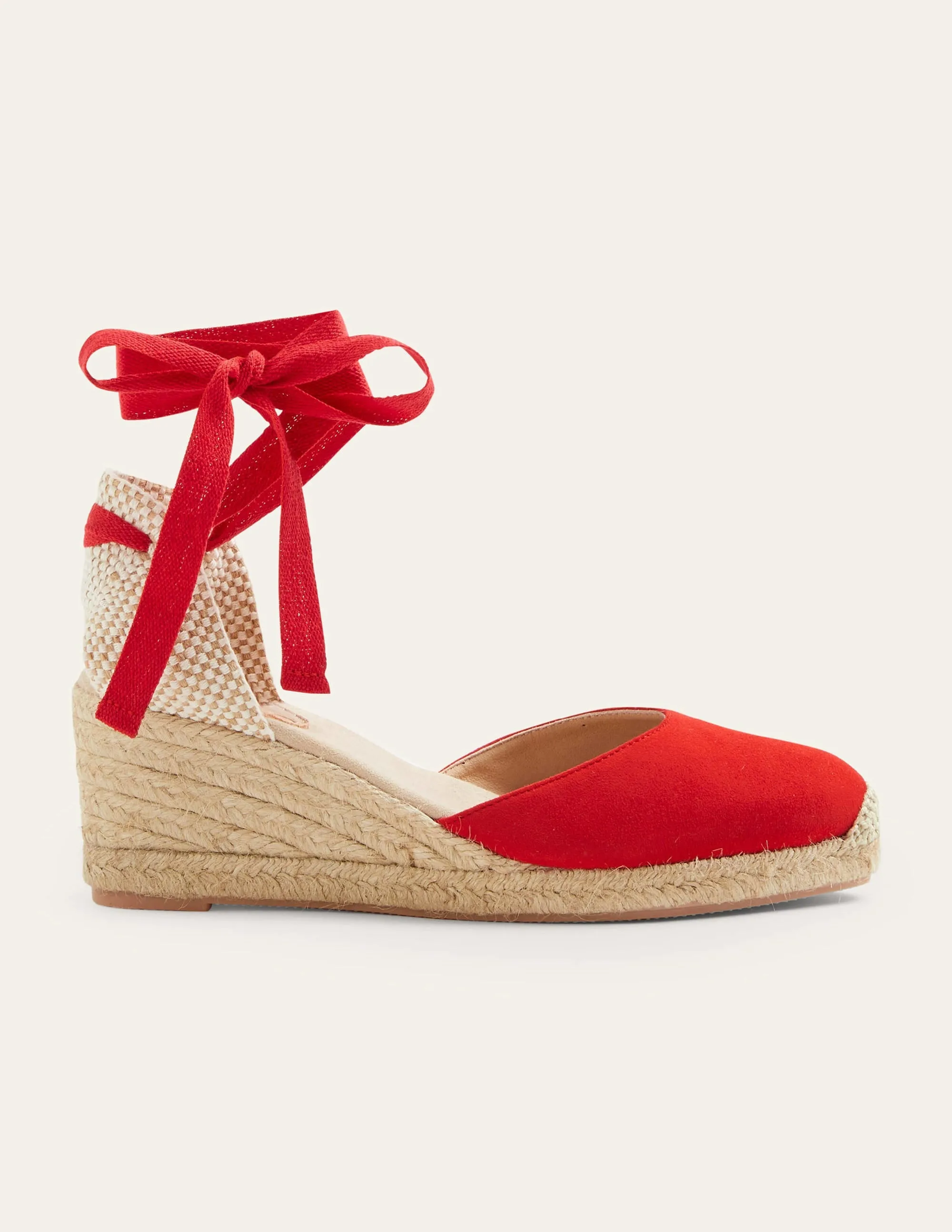 Cassie Espadrille Wedge-Firecracker