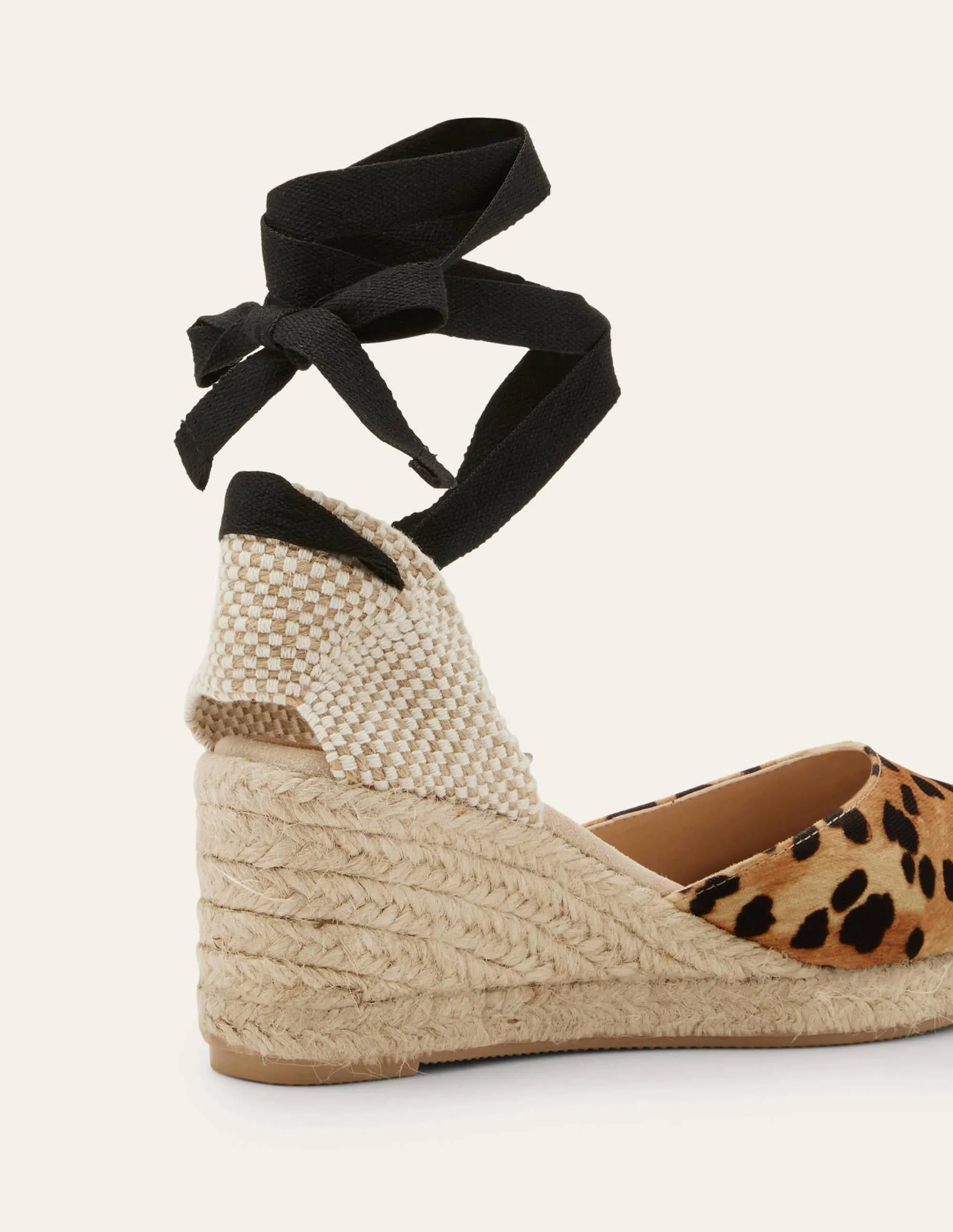 Cassie Espadrille Wedge-Neutral Leopard