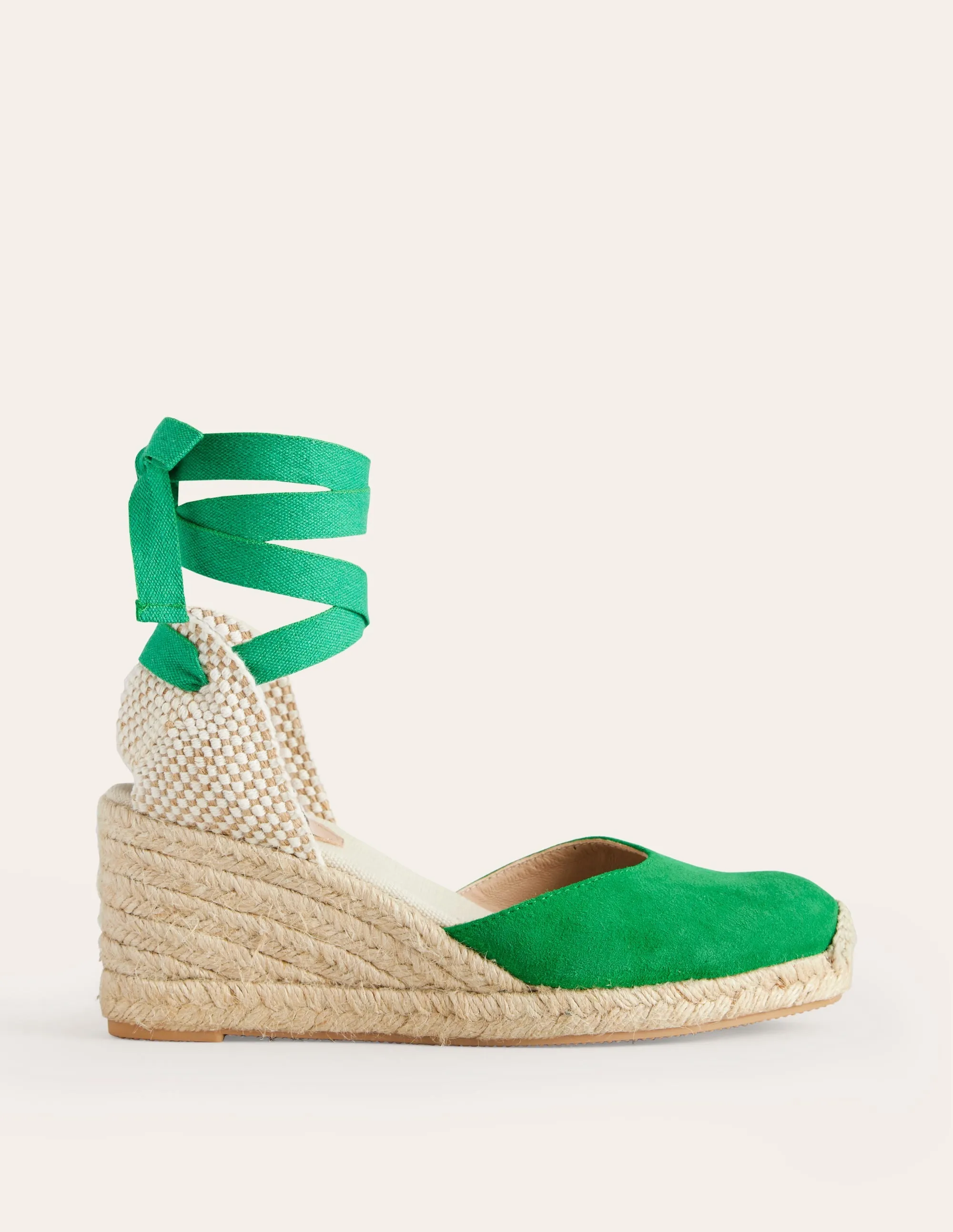 Cassie Espadrille Wedge-Sapling Green