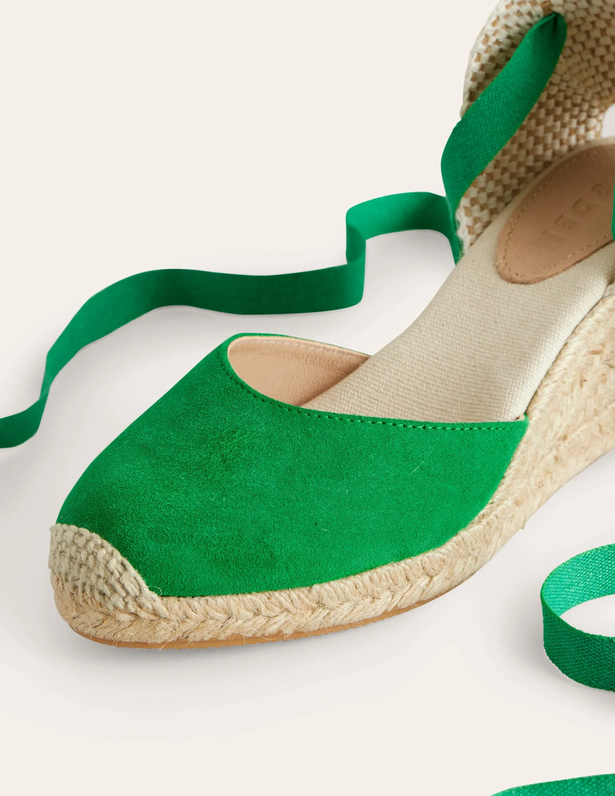 Cassie Espadrille Wedge-Sapling Green