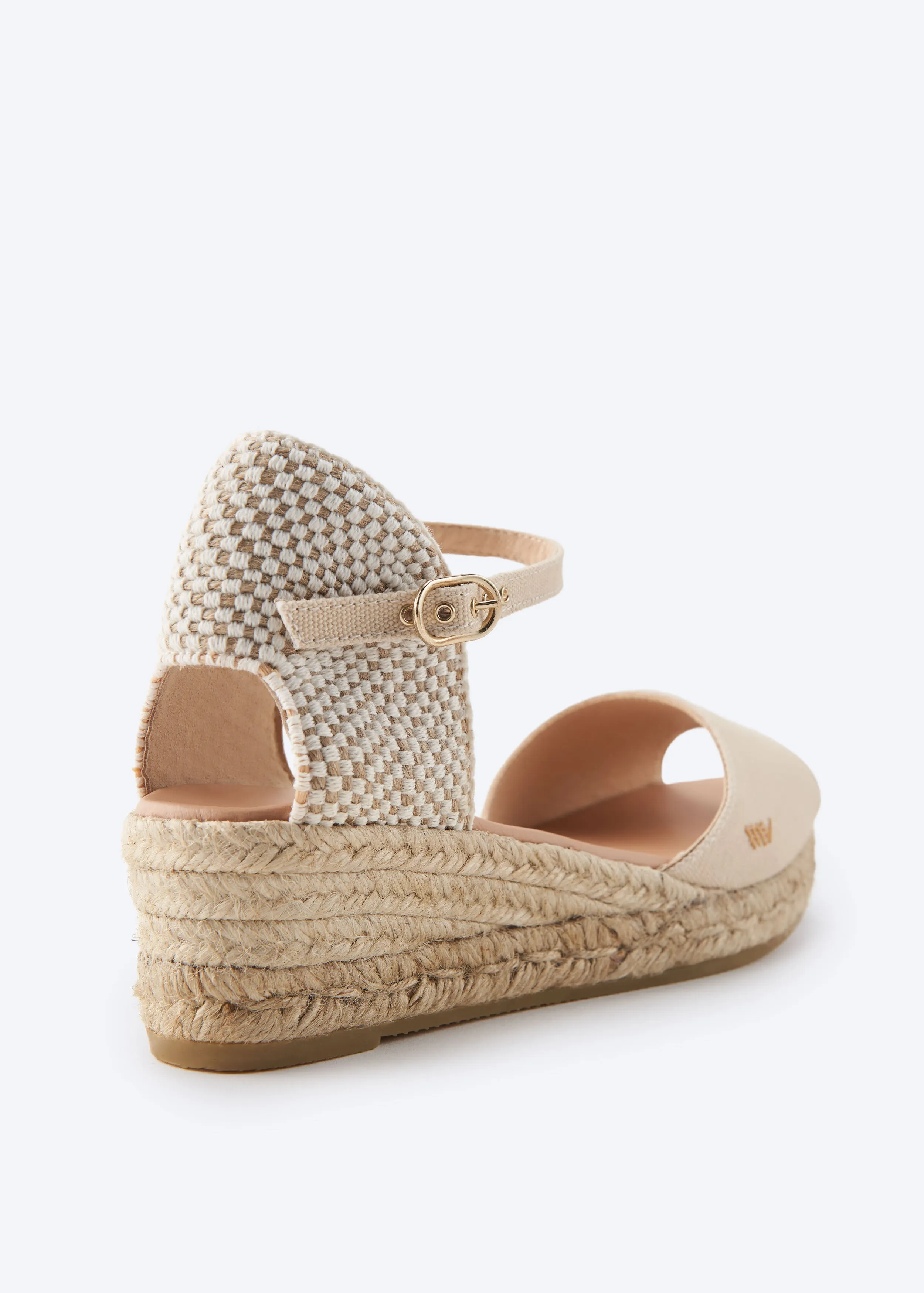 Cavall Canvas Espadrille Sandal Wedges