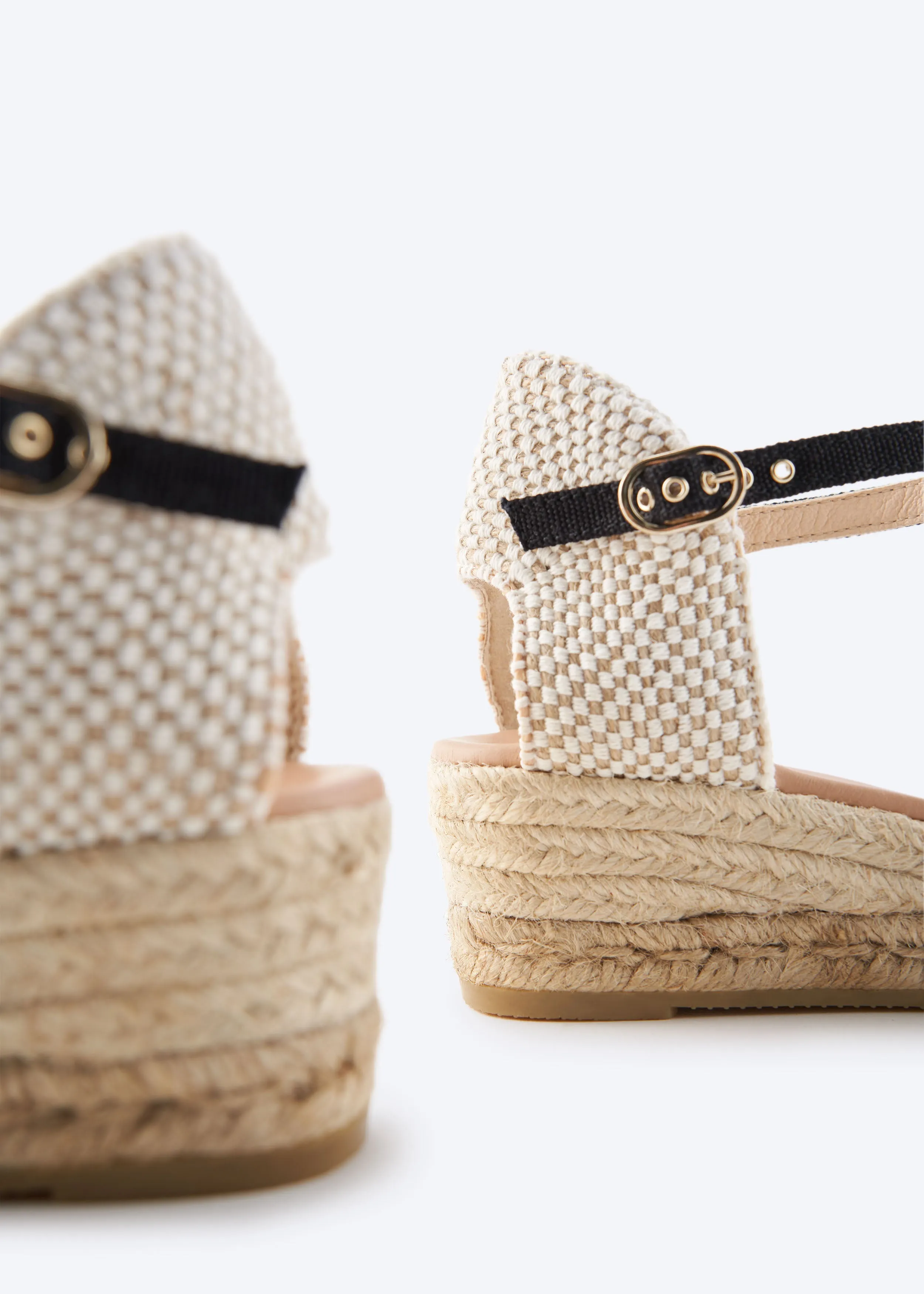 Cavall Canvas Espadrille Sandal Wedges