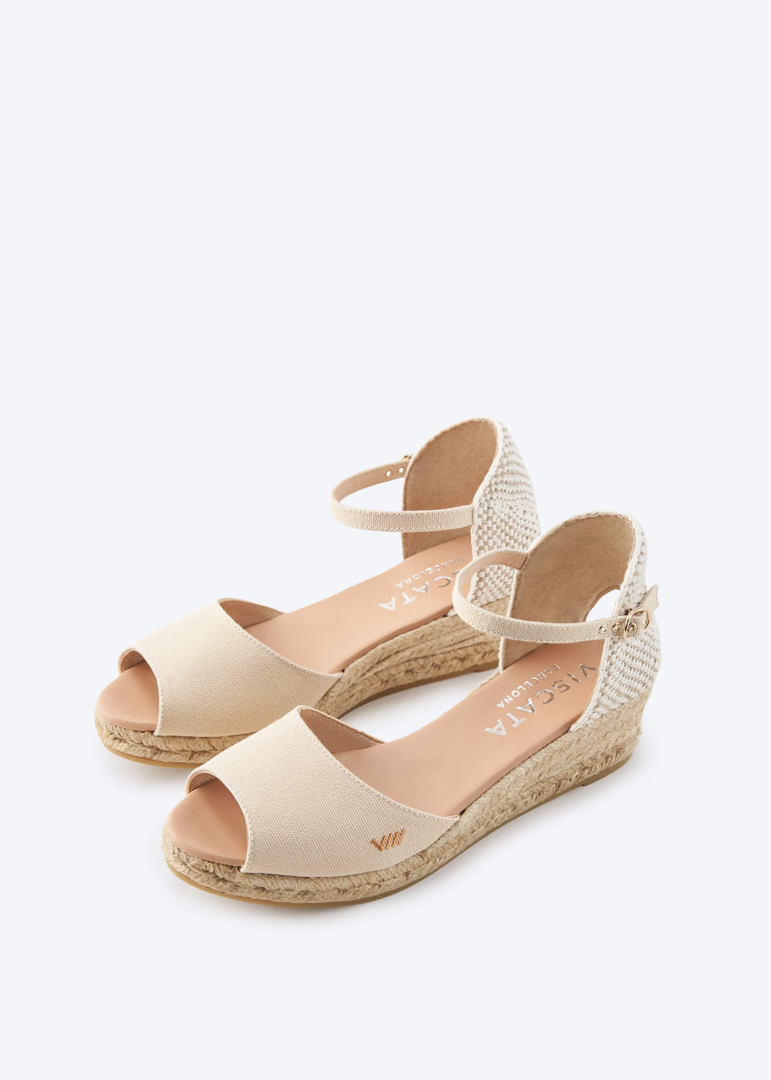 Cavall Canvas Espadrille Sandal Wedges