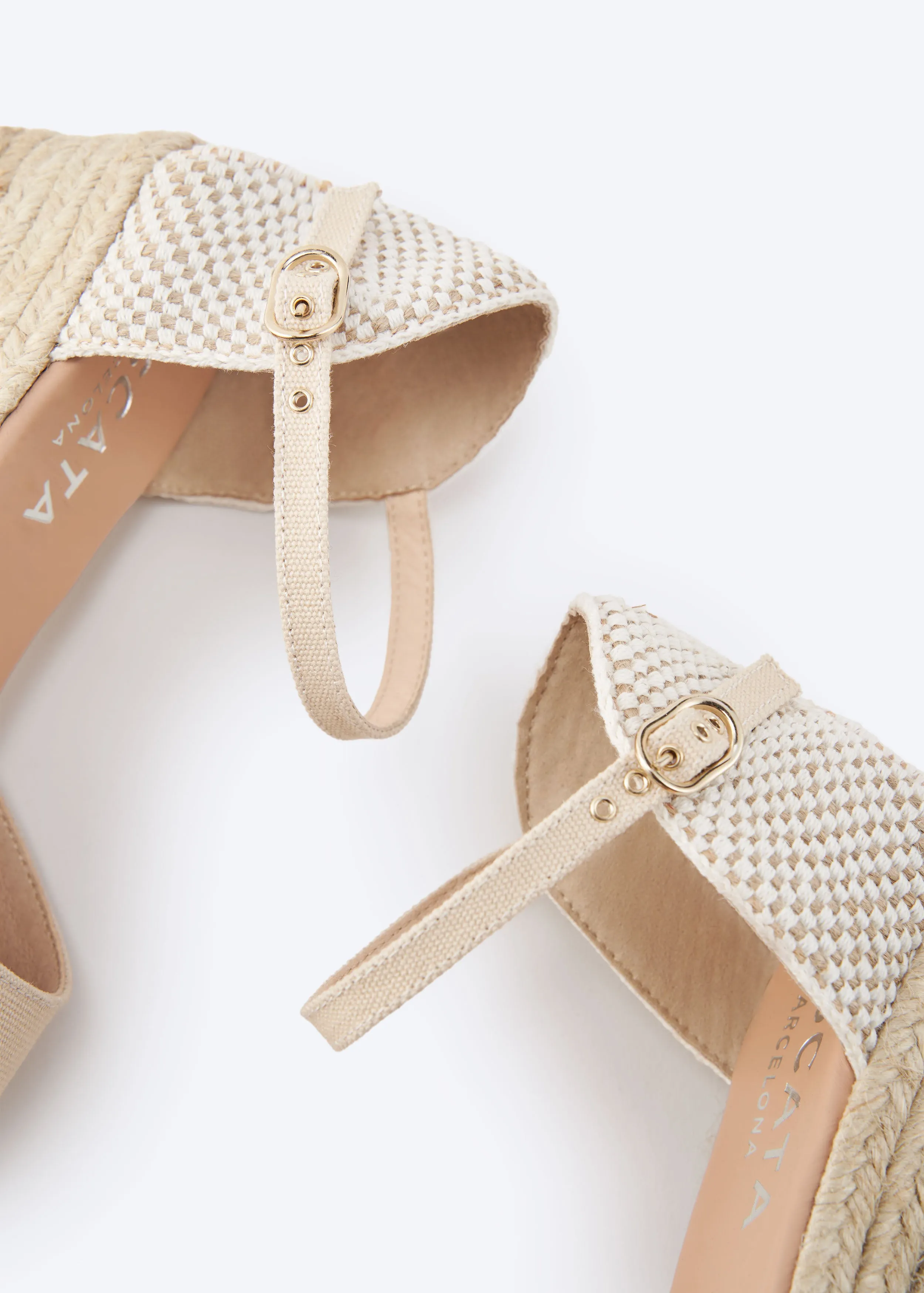 Cavall Canvas Espadrille Sandal Wedges