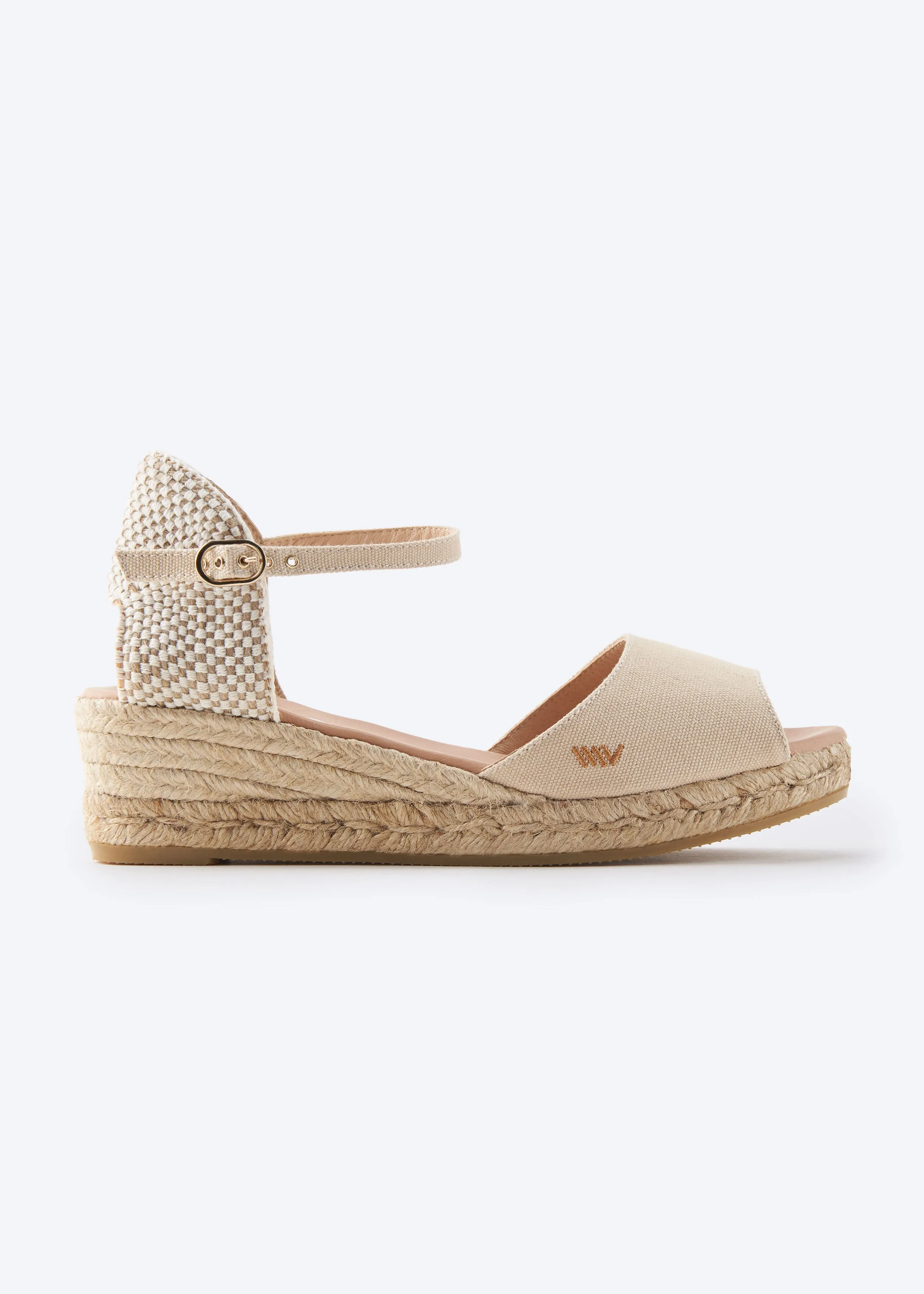 Cavall Canvas Espadrille Sandal Wedges