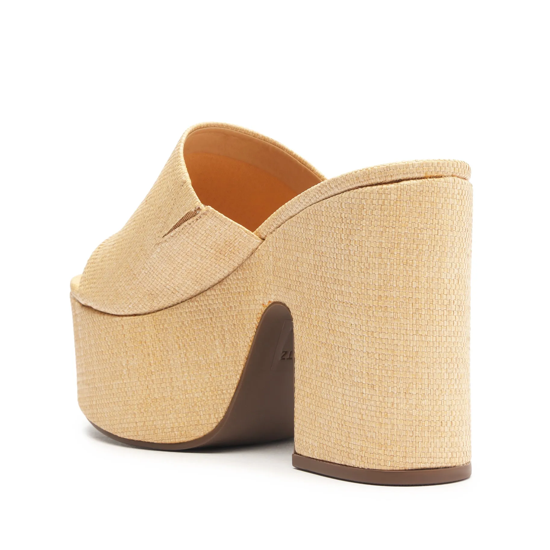 Dalle Cutout Straw Sandal