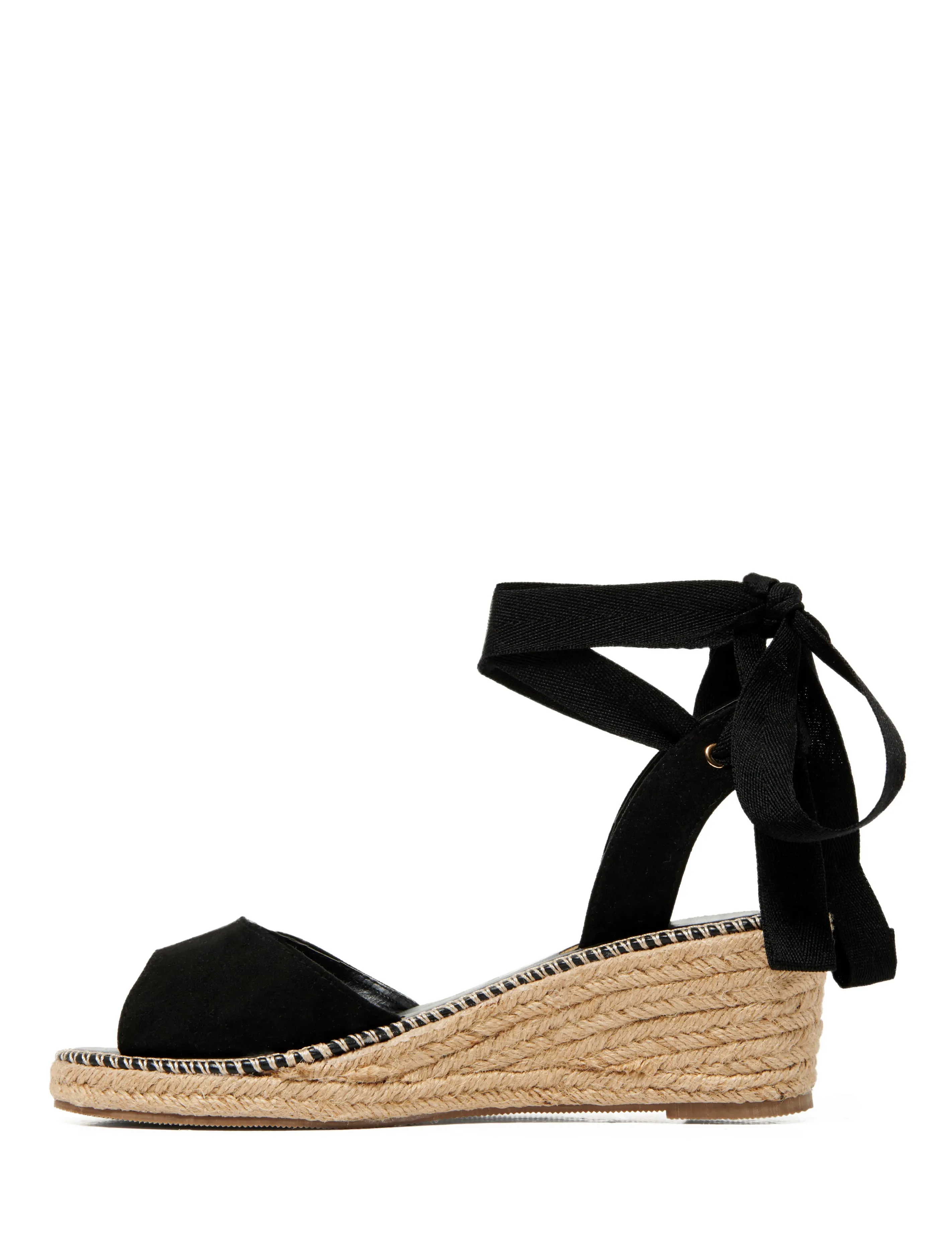 Demi Low Espadrille Wedge Heel