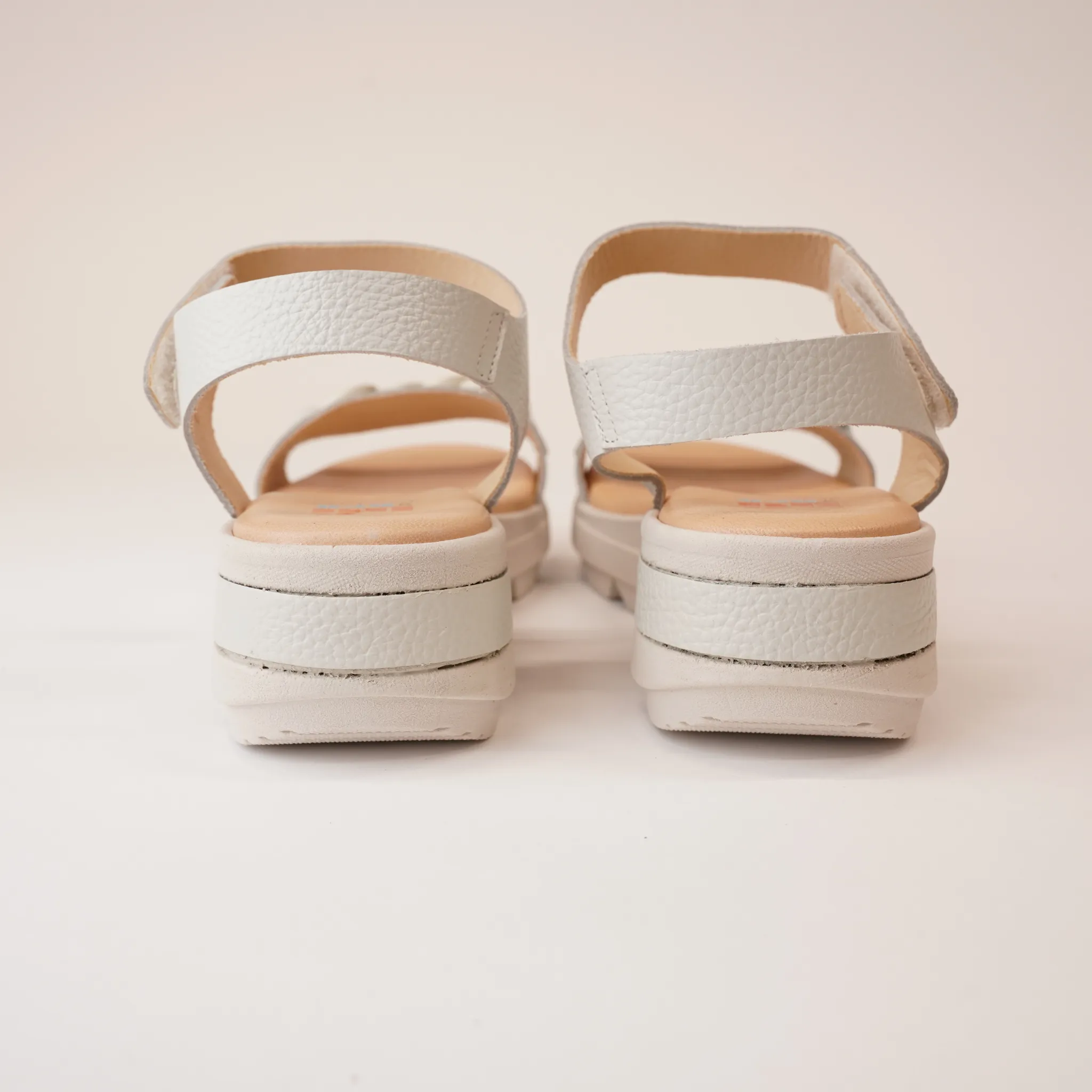 Gala Marble Leather Sandals