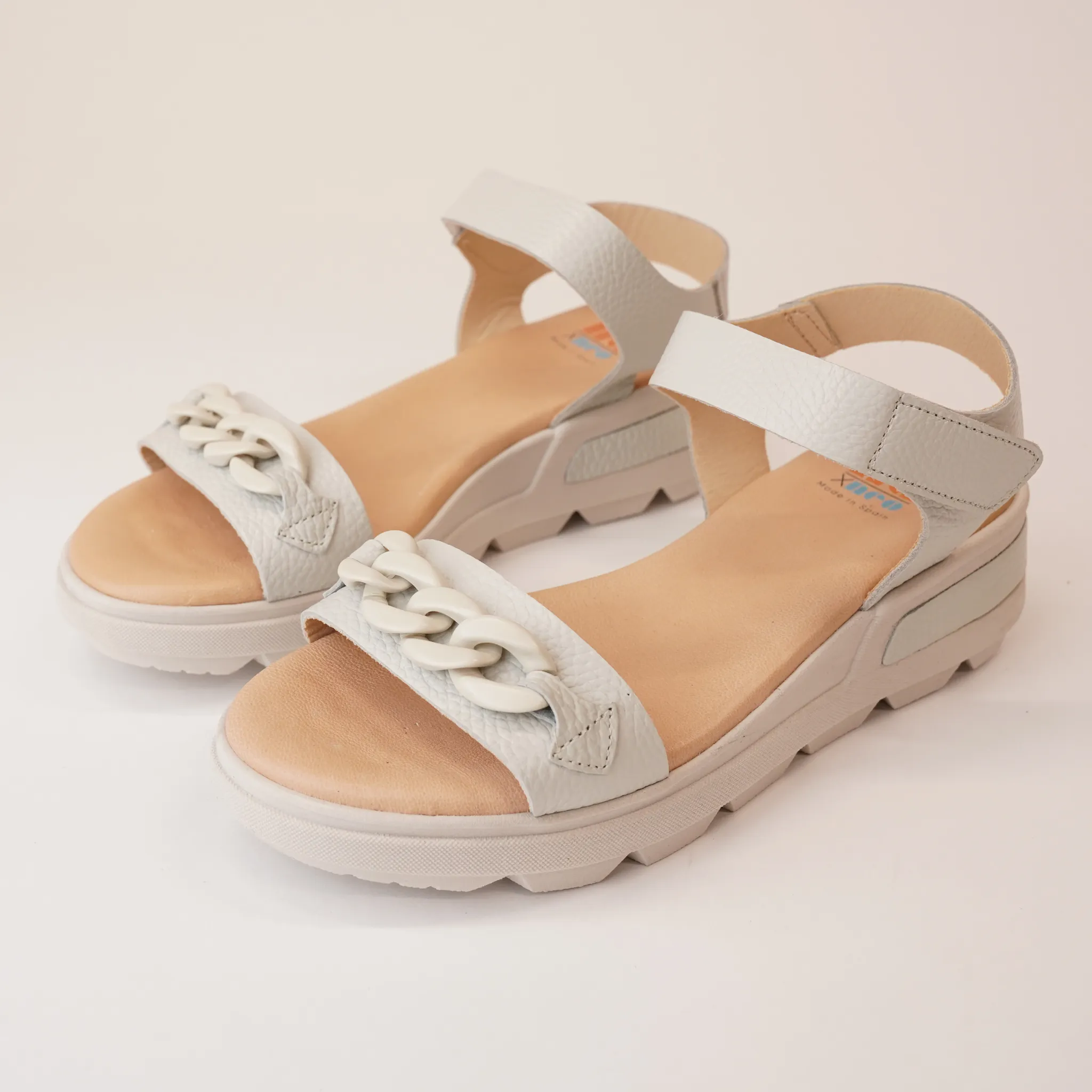 Gala Marble Leather Sandals