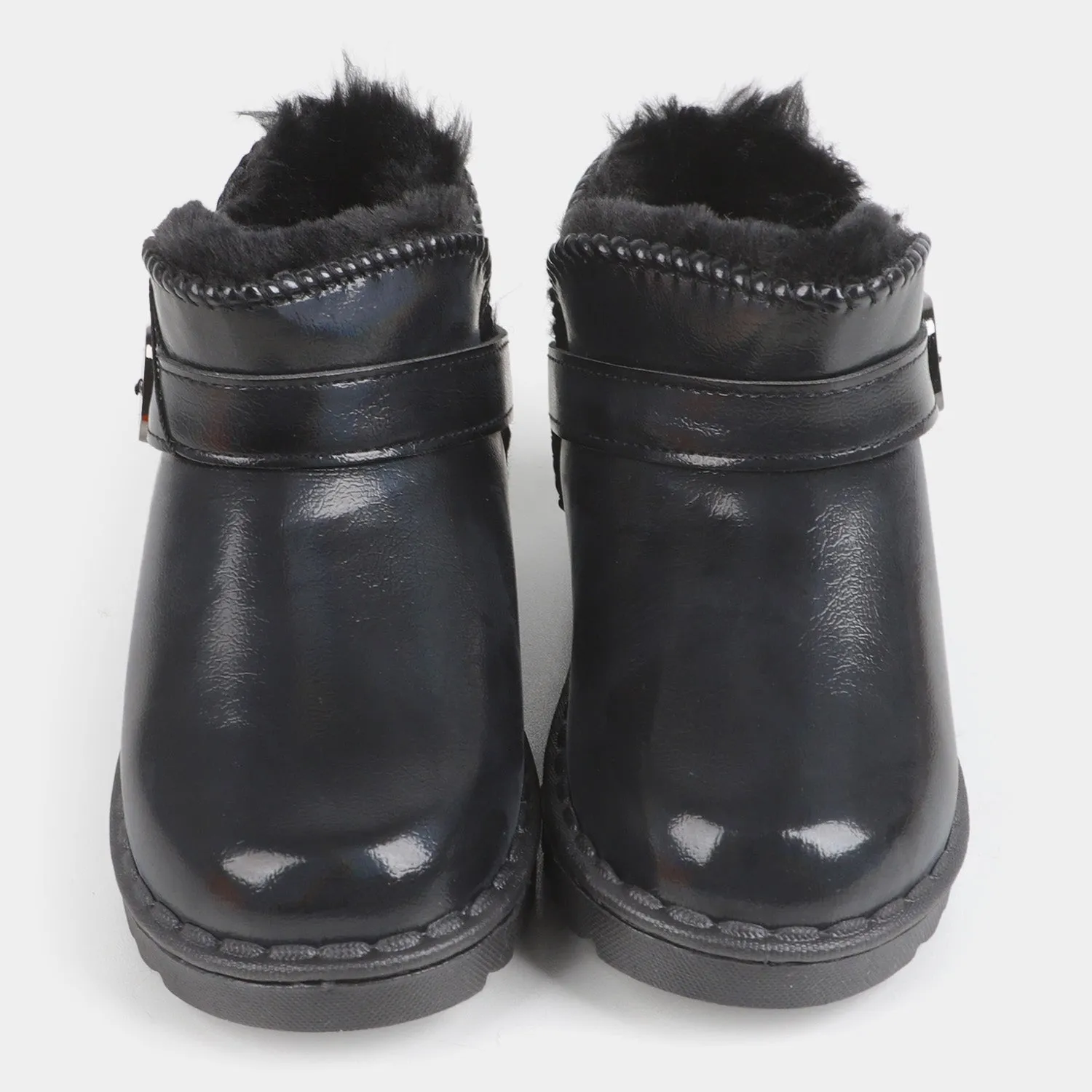 Girls Long Boots 288 - BLACK