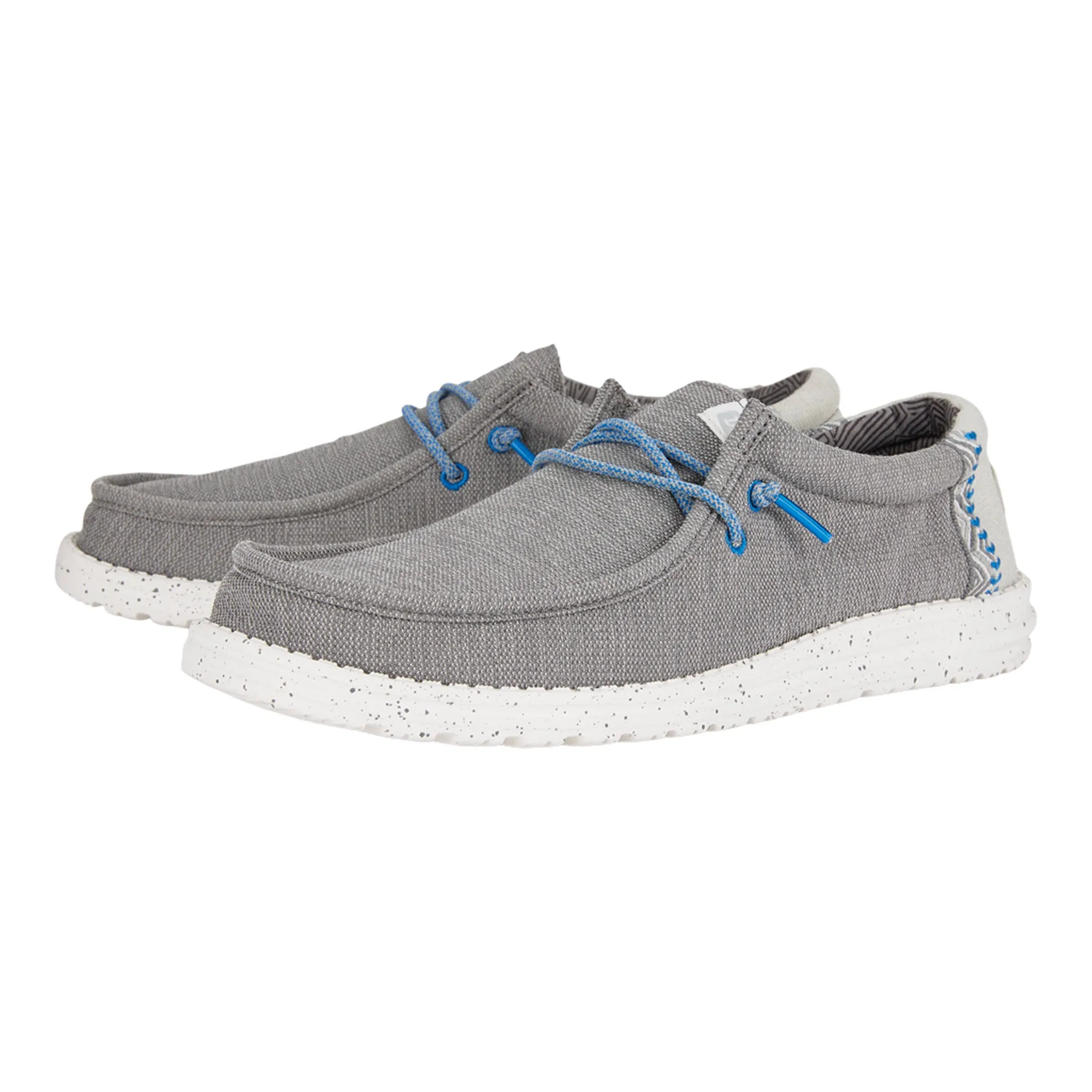 Hey Dude Men's Wally Coastline Gray Slip On Shoes