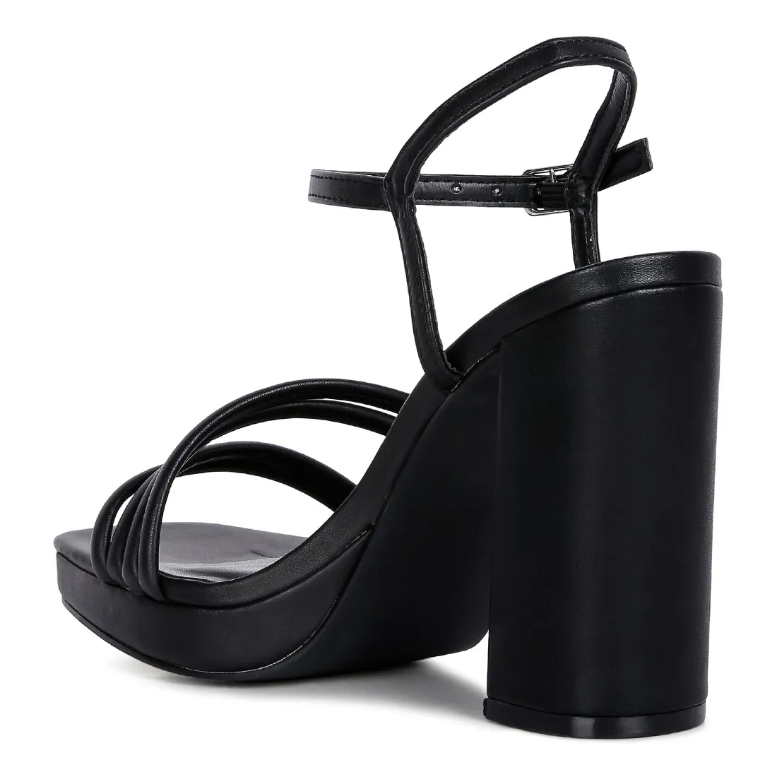 High Heel Platform Strappy Sandals