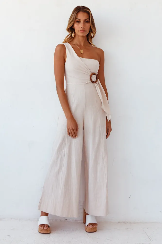 International Fling Jumpsuit Beige