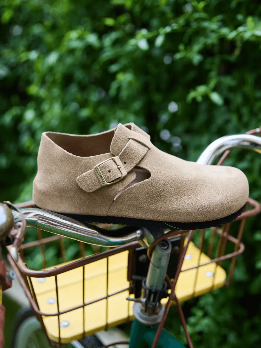 MAIBULUN | Seashore Suede Clog Loafer - Khaki