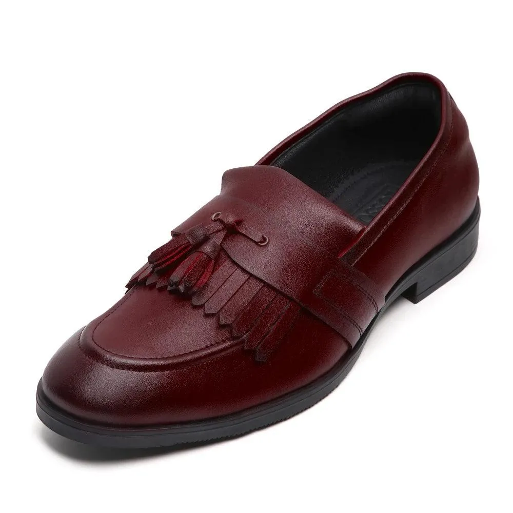 Monarch - Maroon Tassel Slip-on