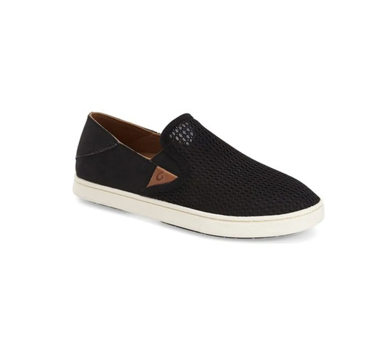 Olukai Women's Pehuea Mesh Slip On - Black/Black 20271-4040