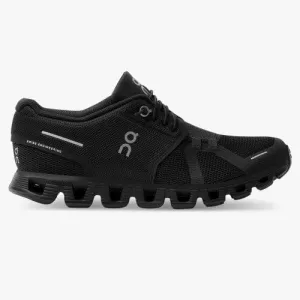 On Cloud Women's Cloud 5 Running Shoes- All Black