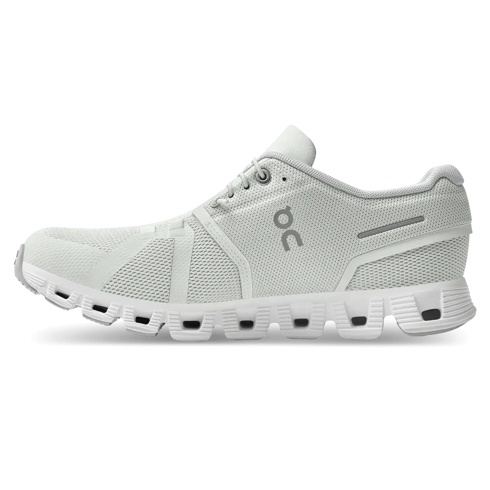 On Cloud Women's Cloud 5 Running Shoes- Ice/White