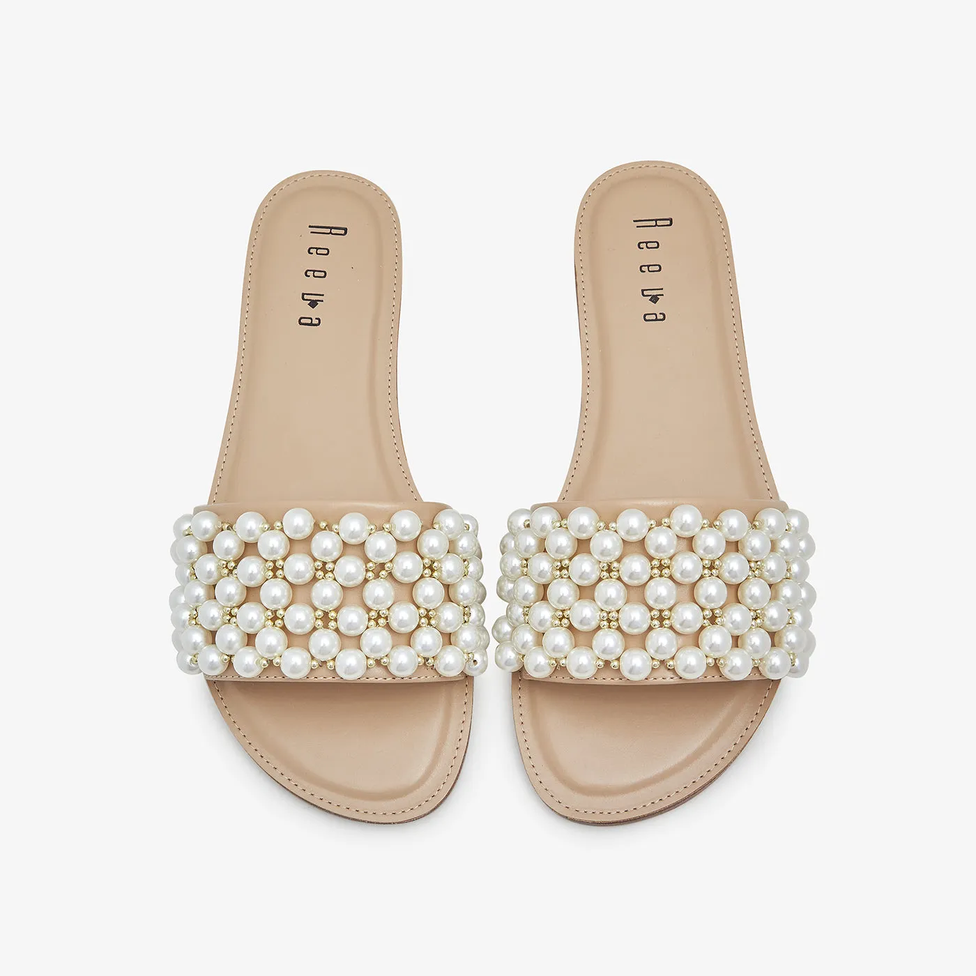 Pearl Embellished Chappal