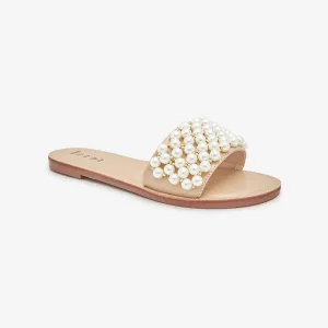 Pearl Embellished Chappal