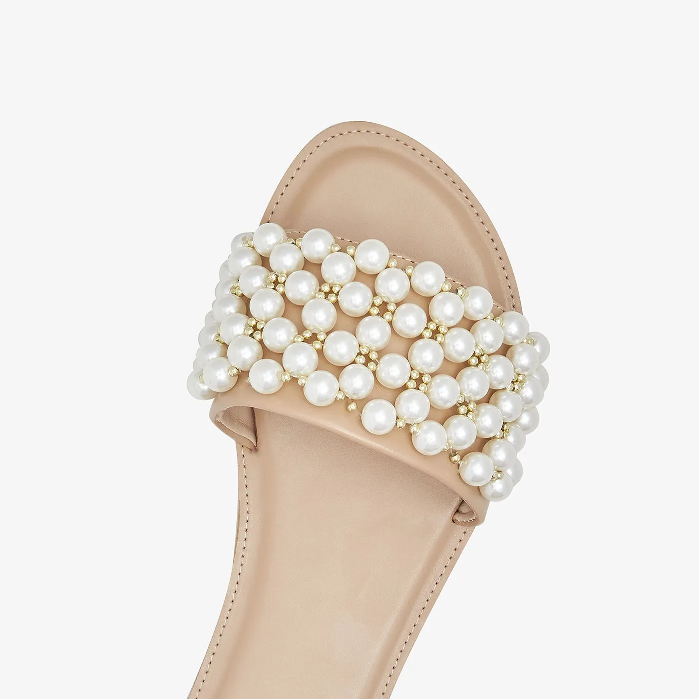 Pearl Embellished Chappal