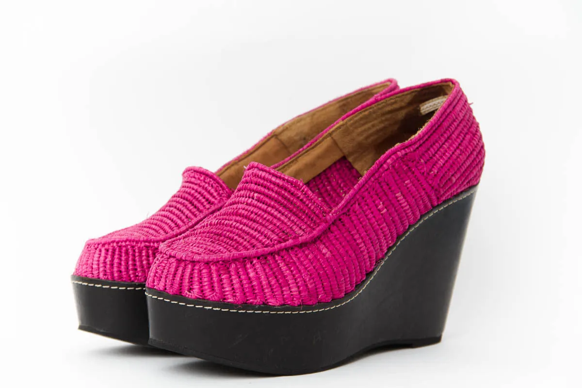 RAFFIA WEDGES