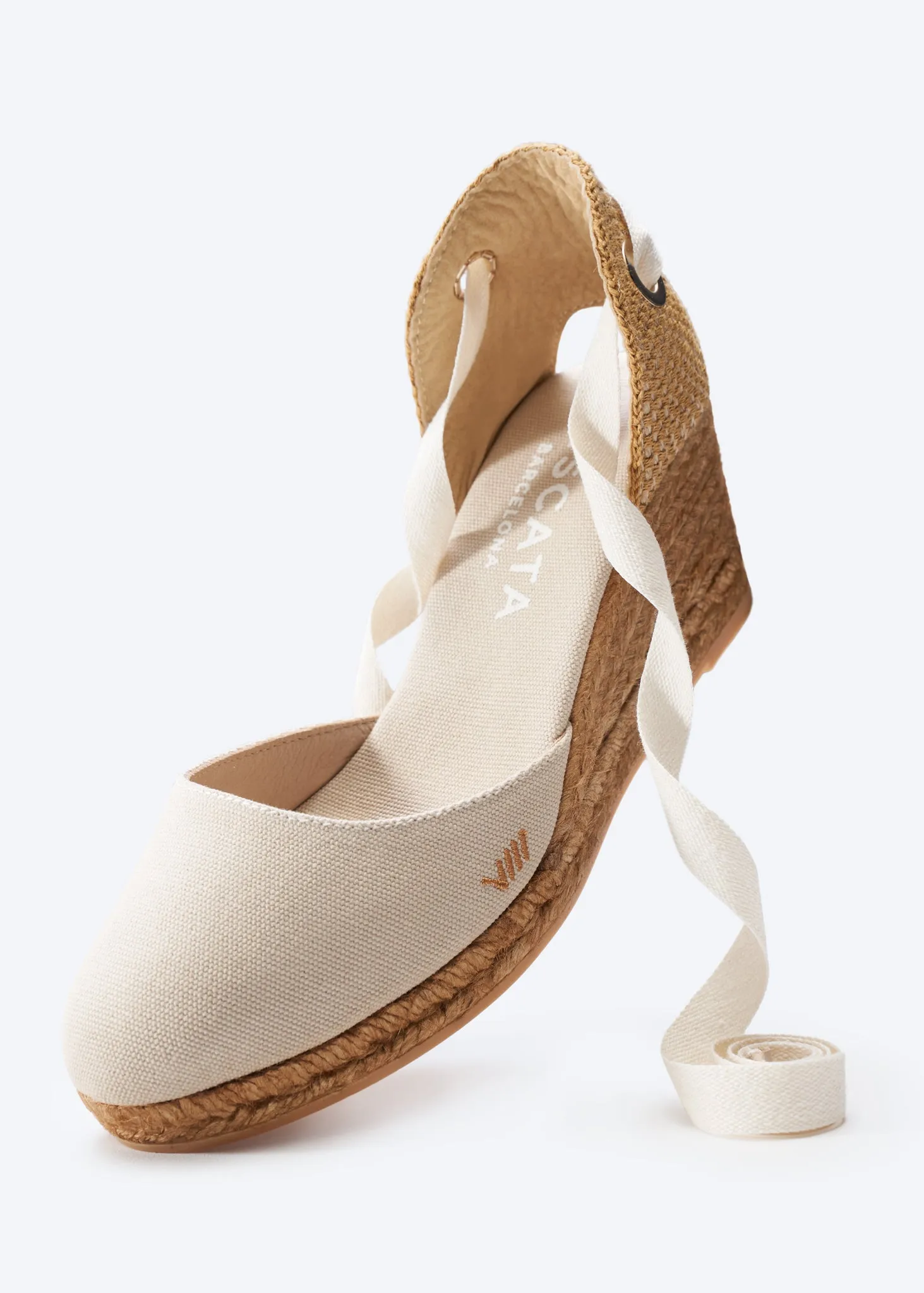 Sagaro Canvas Espadrille Wedges