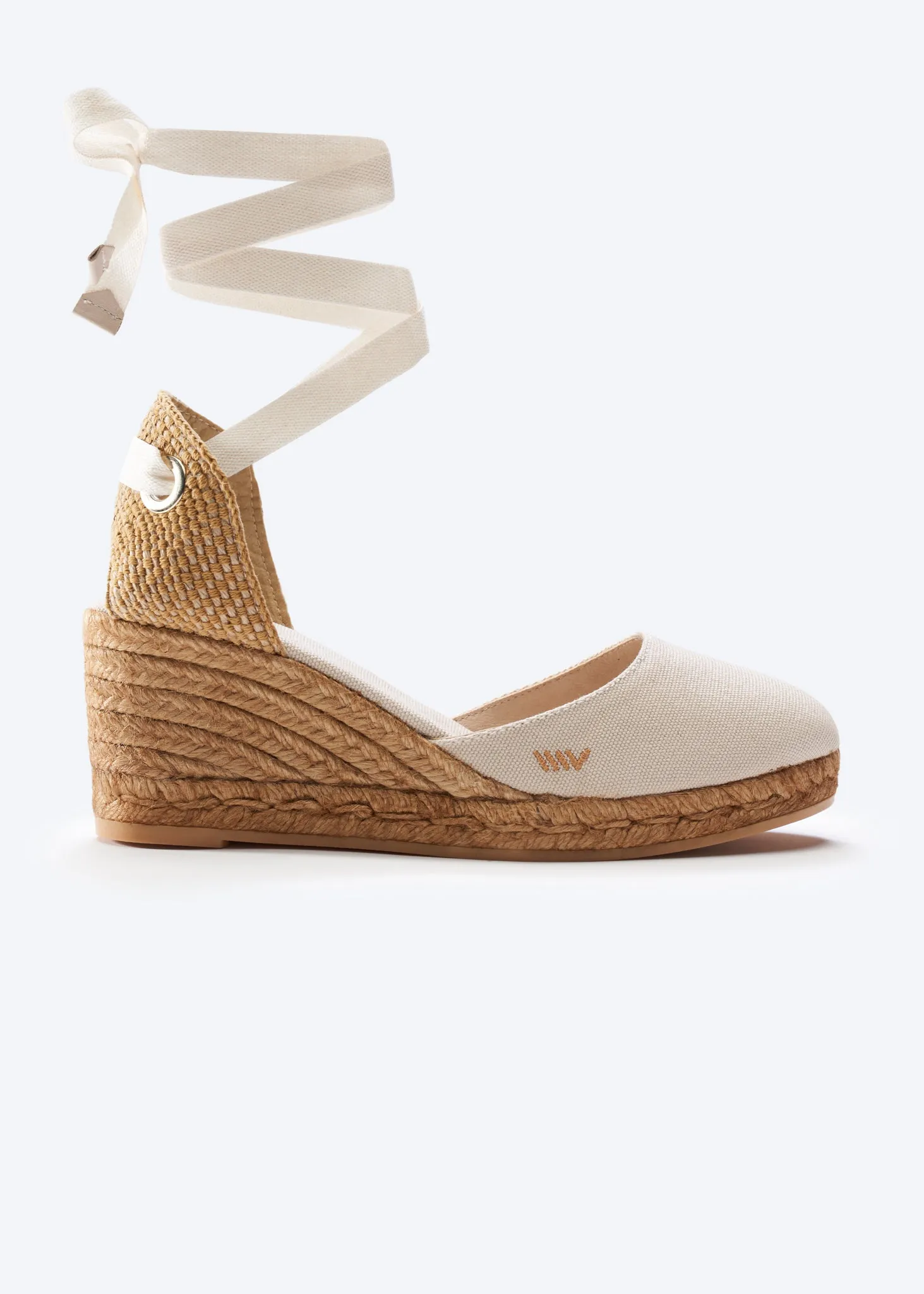 Sagaro Canvas Espadrille Wedges