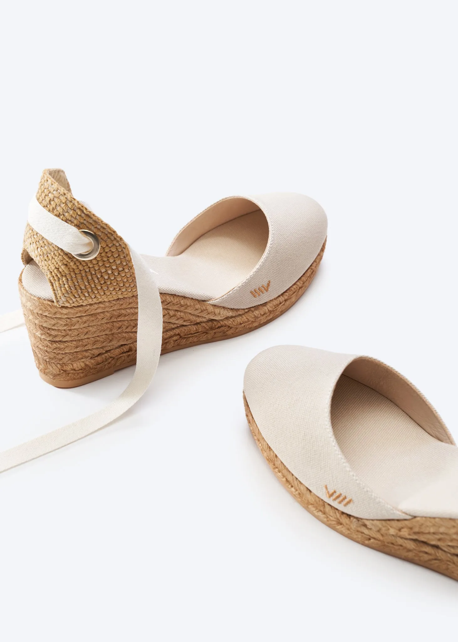 Sagaro Canvas Espadrille Wedges