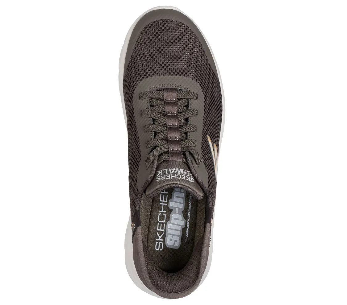 Skechers Mens Slip-Ins Go Walk Flex Slip-On Shoes