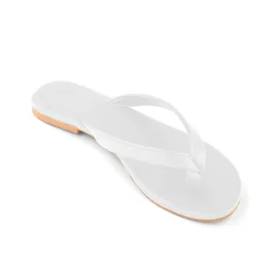 URBANA WHITE SLIPPERS