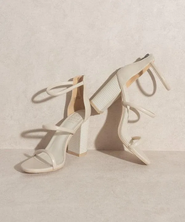 Womens Shoes Style No. Taylor - Minimalist Strappy Heel